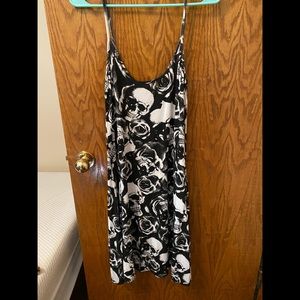 Style Plus Skull Pattern Dress